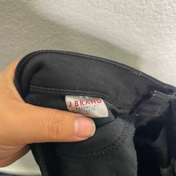 J. Brand Womens Jeans Size 25 Black Skinny Leg Denim Dark Wash Causal Wear - Picture 4 of 14